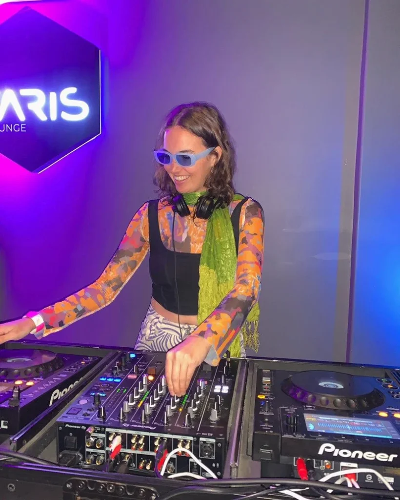 DJane Doe played at the 2025 Benalla Street Art Festival